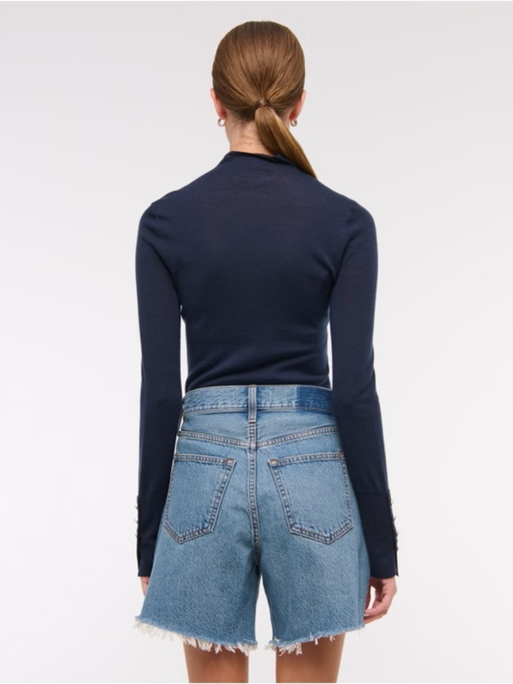 Abercrombie Curve Love High Rise Loose Short - Picture 6 of 12